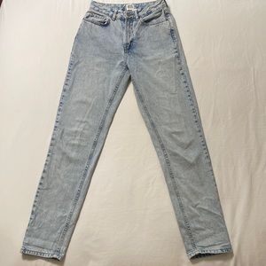 BDG light wash mom jeans